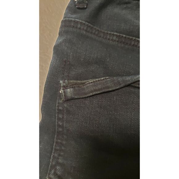 VTG Y2K Roxy Button fly Black Denim Shorts Sz 3 Cut Offs summer surf grunge emo - Picture 4 of 9